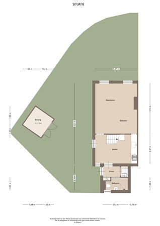 Floorplan - Schotdeuren 42, 4241 BS Arkel